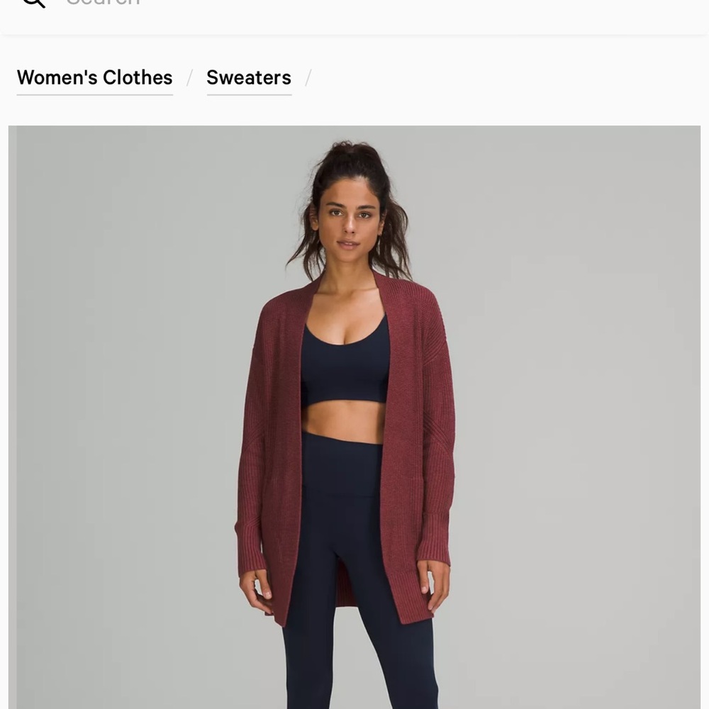 Cashlu sweater wrap. Never worn. No tags attached. Size xsmall/small.